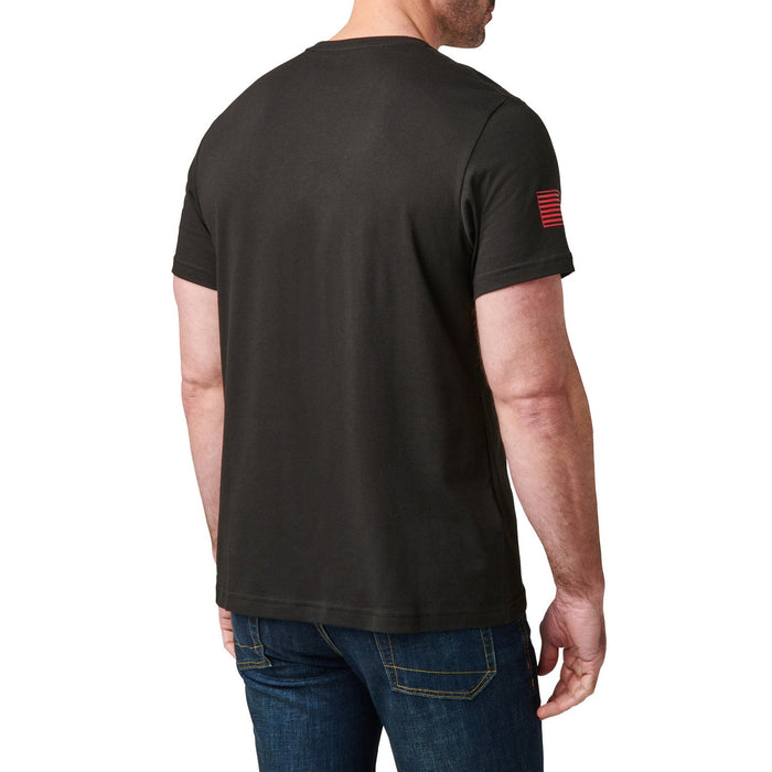 5.11 Tactical Men's USA Flag Fill Logo Graphic T-Shirt T-Shirts 5.11 Tactical