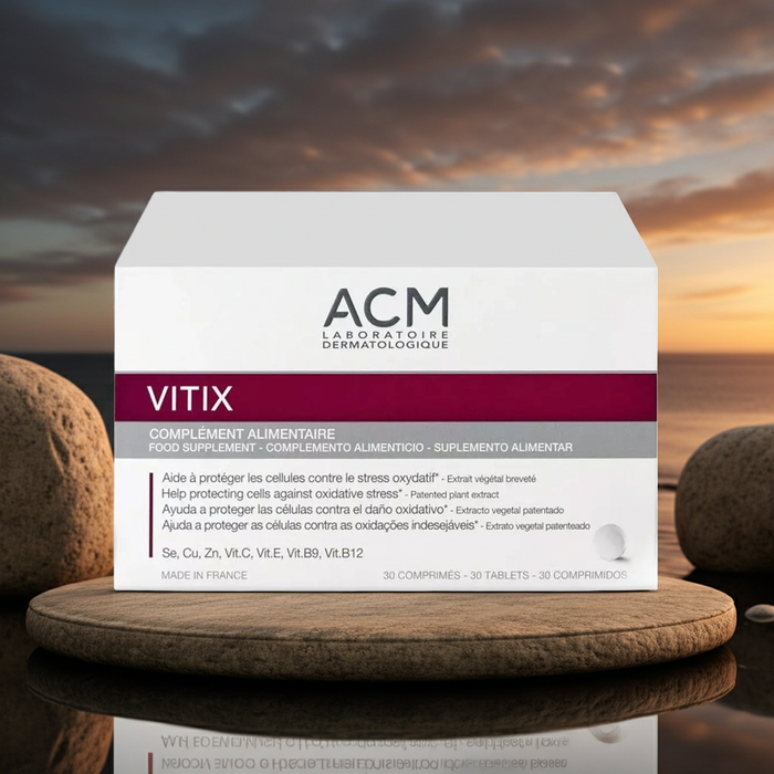 ACM Vitix Tablets, Antioxidant Dietary Supplement For Vitiligo, Pack of 30's ACM