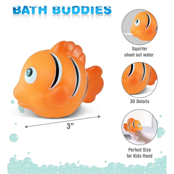 bath buddies - clown fish