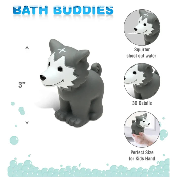 bath buddies - wolf