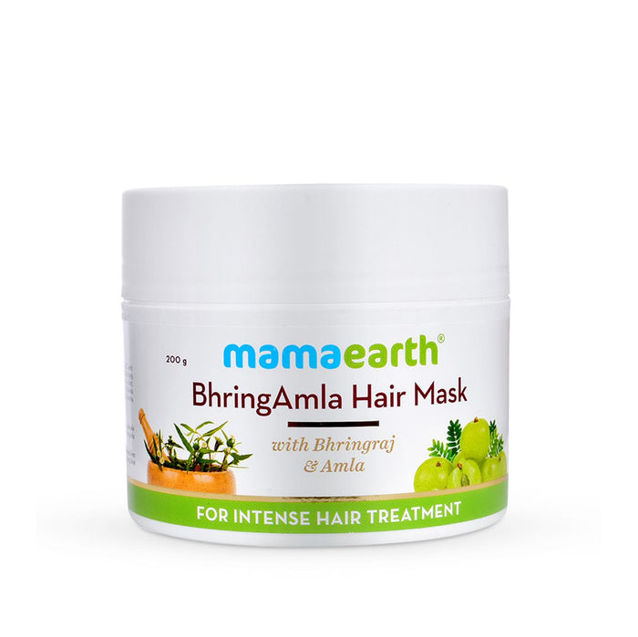 BhringAmla Hair Mask with Bhringraj and Amla for Intense Hair Treatment - 200 g