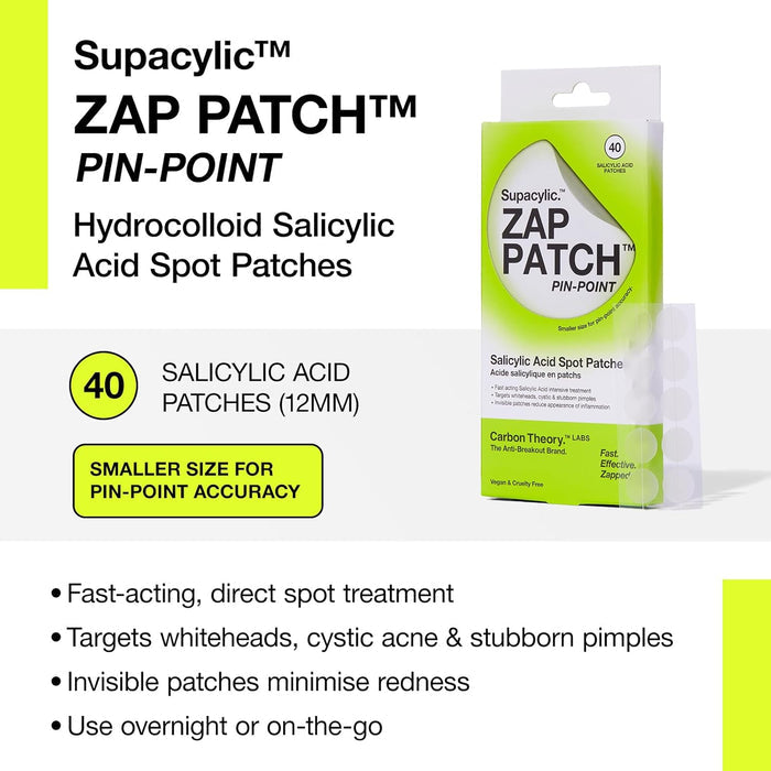 Carbon Theory Supacylic Pin Point Spot Zap Patch X40