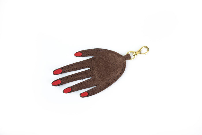 Chocolate Hand Keychain