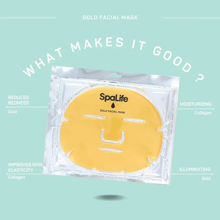 Collagen Hydrogel Facial Mask - Gold