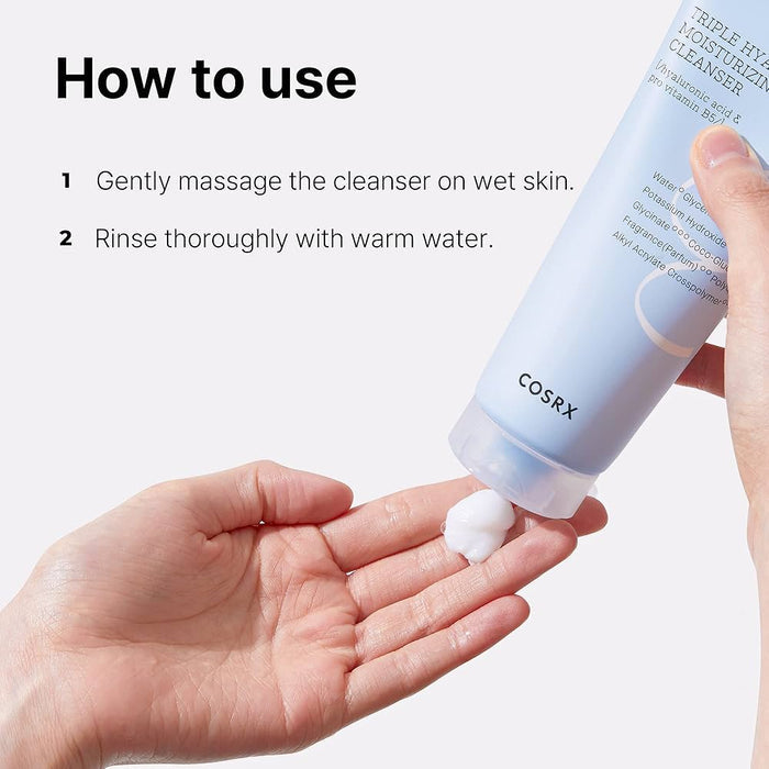 Cosrx Triple Hyaluronic Moisturizing Cleanser 150ml