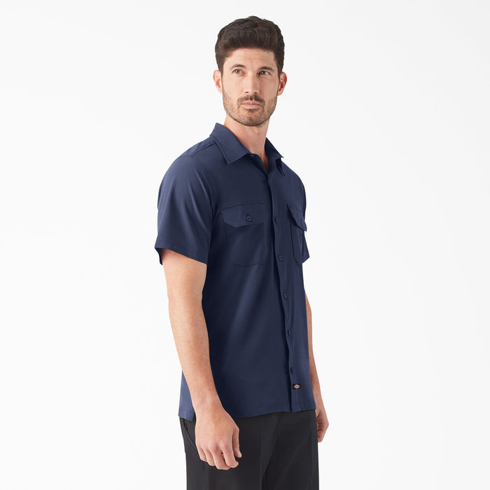 Dickies Men's Performance Button-Down Short Sleeve Work Shirt Work Shirts Dickies