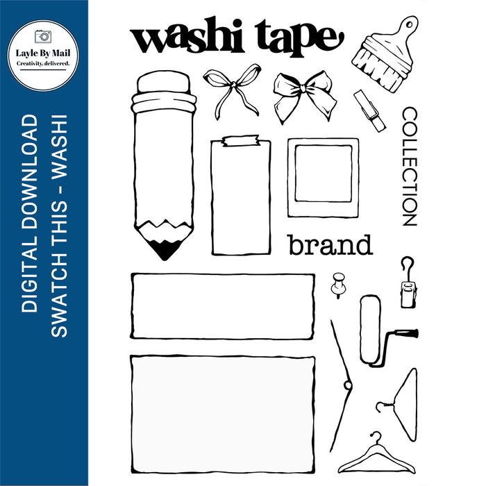 Digital Stamps: Swatch This - Washi