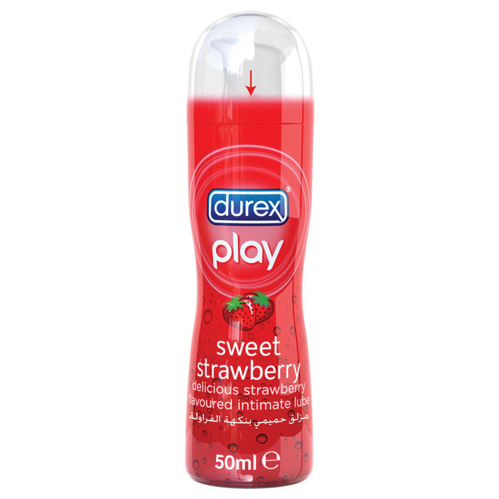 Durex Play Lubricant Gel, Saucy Strawberry - 50 Ml