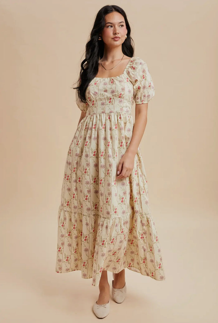 Elizabeth Cotton Floral Maxi Dress