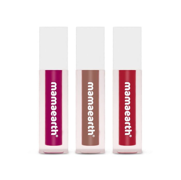 Feather Light Liquid Matte Mini Lipsticks- Set of 3