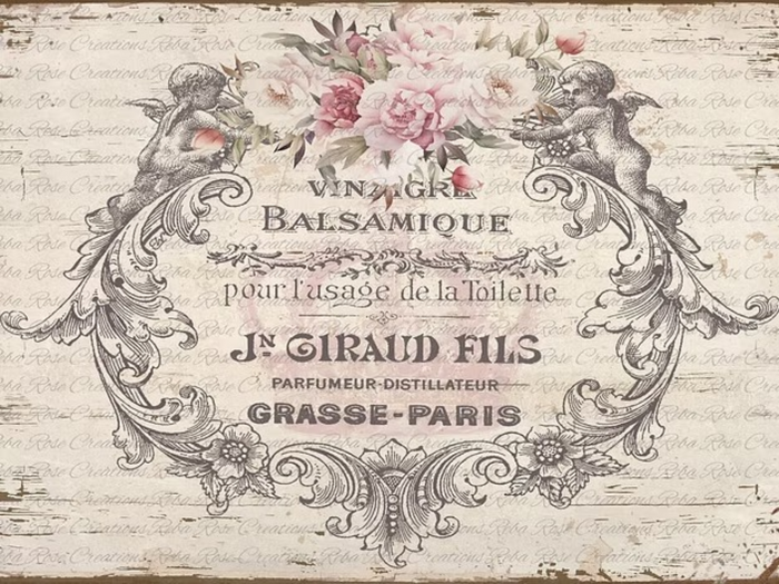 French Cupids Rice Paper by Reba Rose Creations