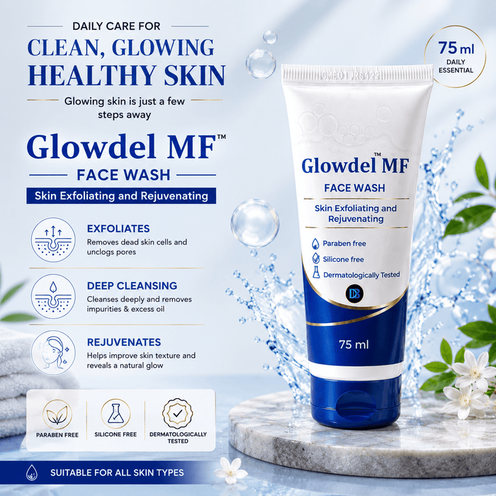 Glowdel MF Face Wash 75ml - Cosmosentials