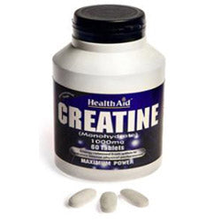 HealthAid Creatine Monohydrate 1000mg 60 tablet