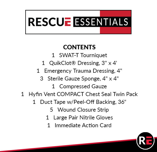 Hunter Safety Kit, contents list