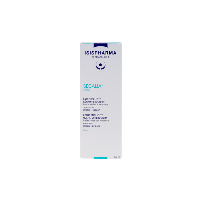 Isispharma Secalia Exfoliating Emollient Milk for Dry & Scale Prone Skin, 200ml - Makkah Pharmacy