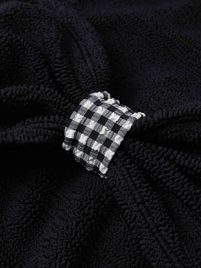 Jean Bikini - Black Gingham