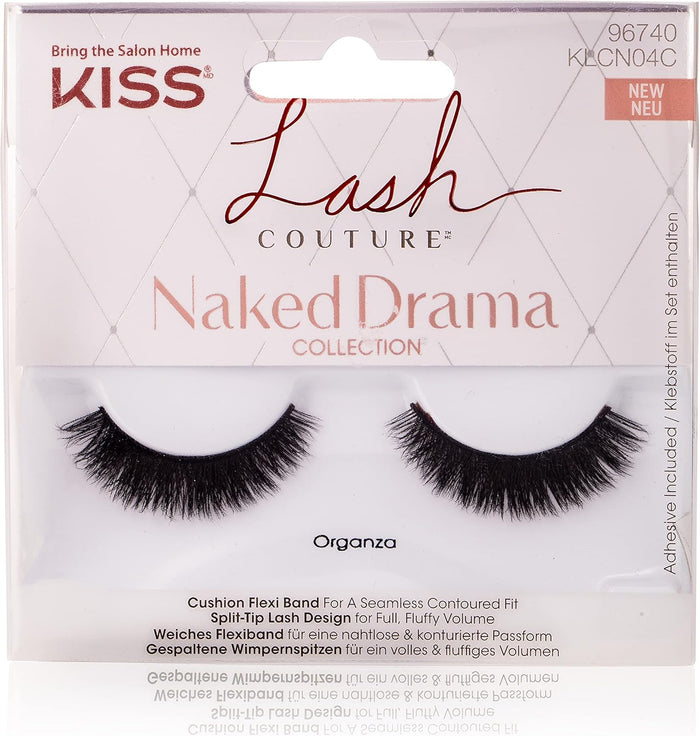 Kiss Lash Couture Naked Drama Lashes, Organza Klcn04C