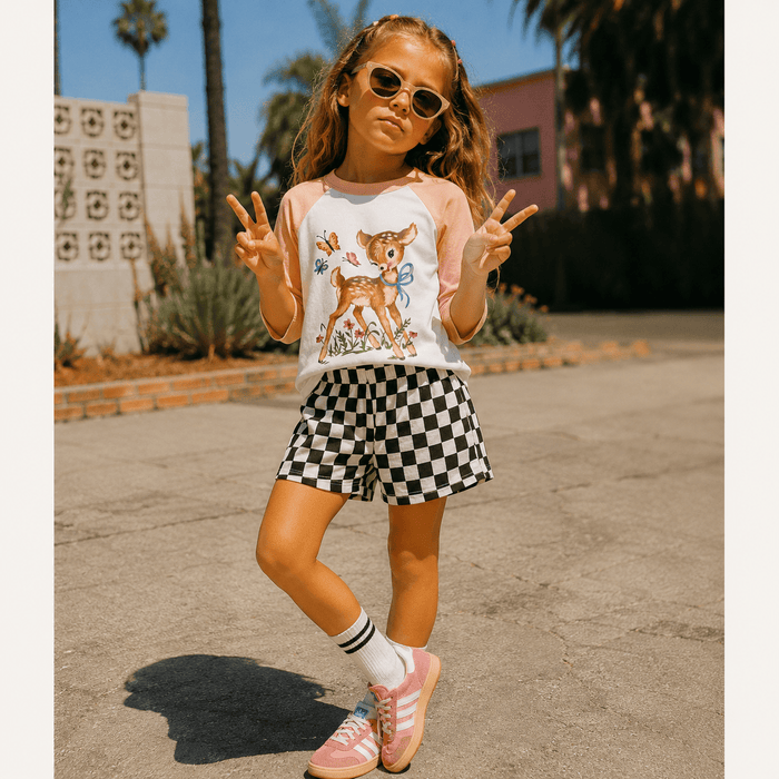 Little Doe Raglan Tee