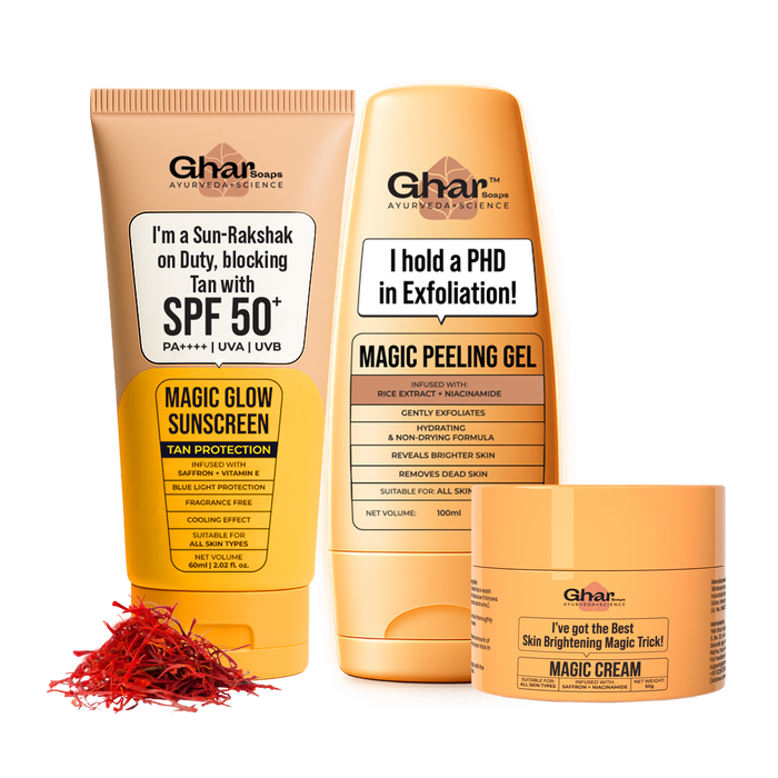 Peeling Gel + Moisturizing Cream + Sunscreen