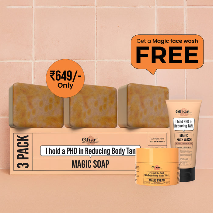 Magic Soap + Face wash + Magic Cream Combo