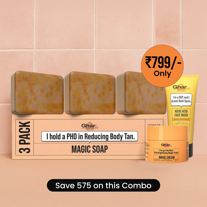Magic Soap + Kojic Face Wash + Magic Cream Combo