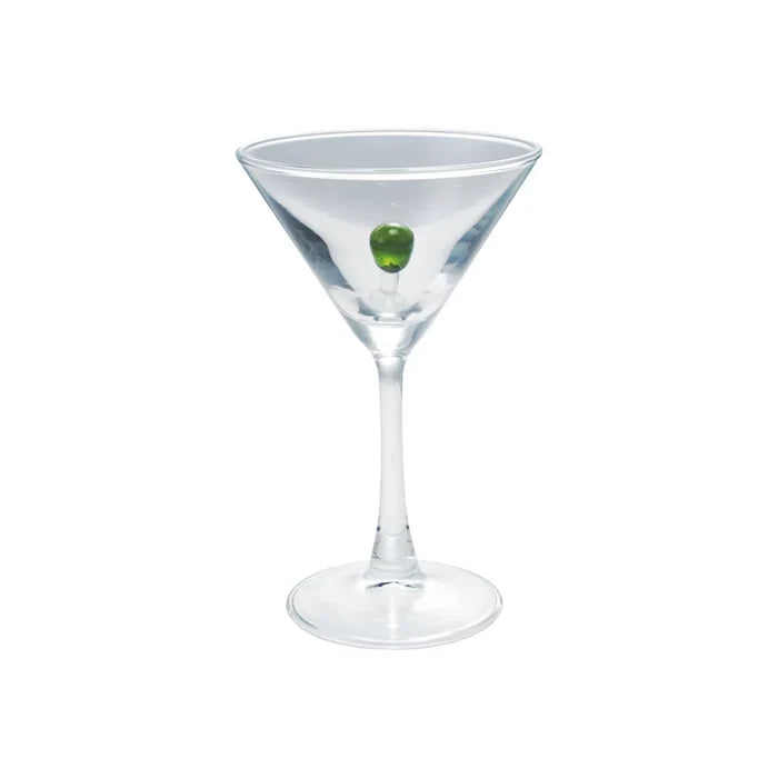 Martini Olive Glass