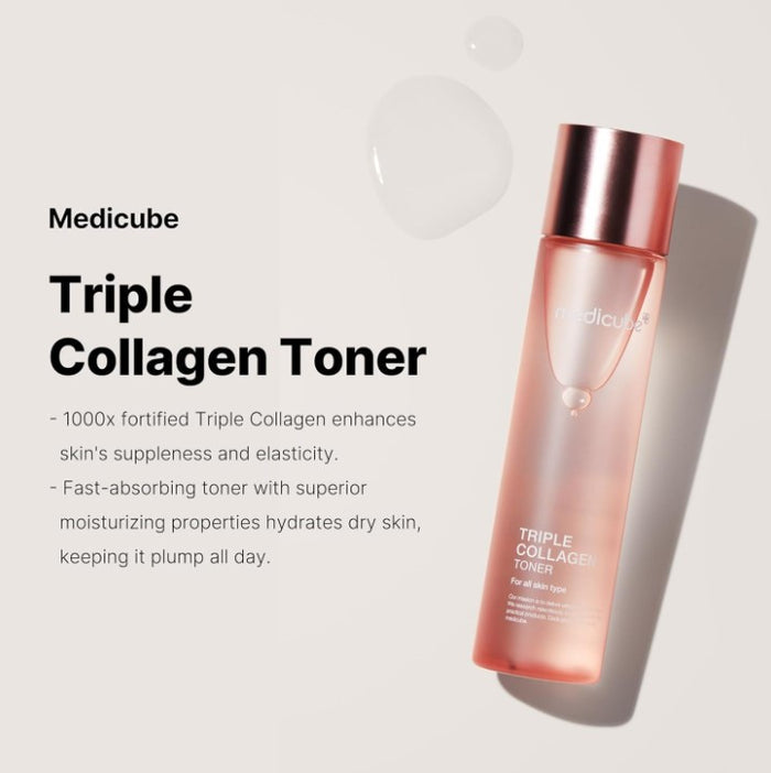 Medicube Triple Collagen Toner 140ml / 4.73 fl. oz.