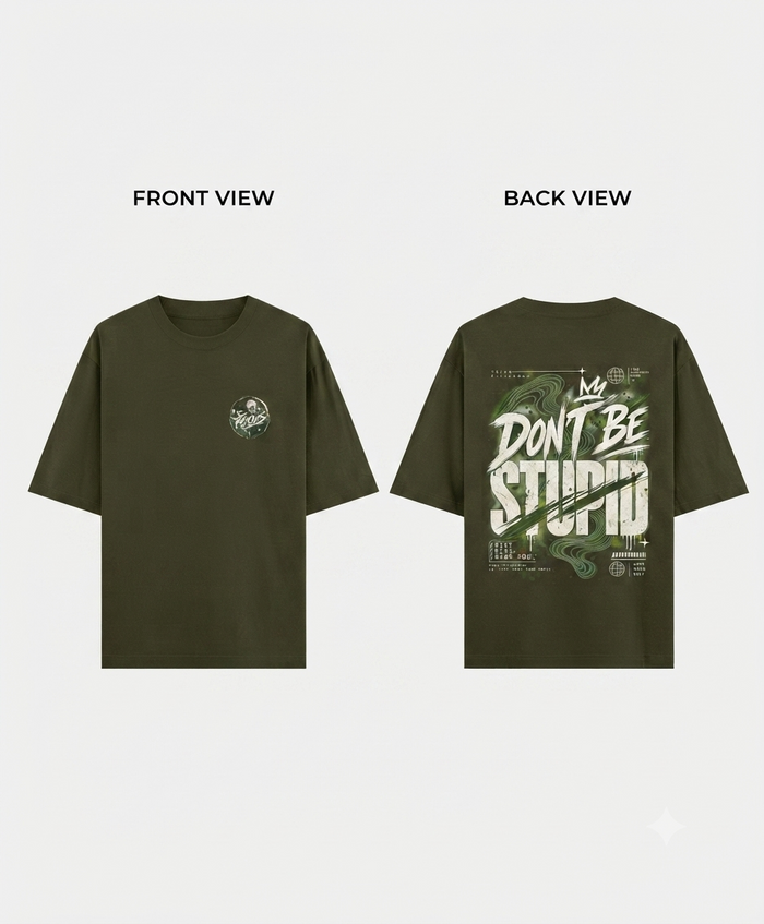 Men's Oversized Classic T-Shirt – Olive Green