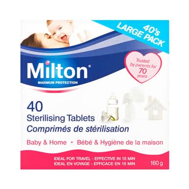 Milton Sterilising Tablets 40 Pack