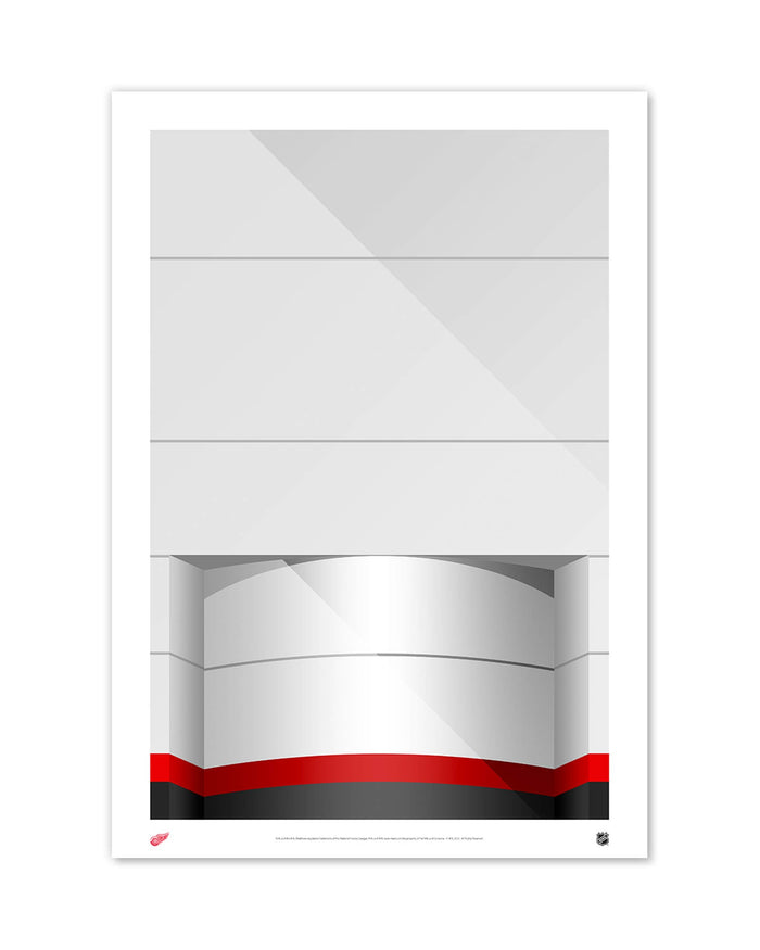 Minimalist Joe Louis Arena Art Print