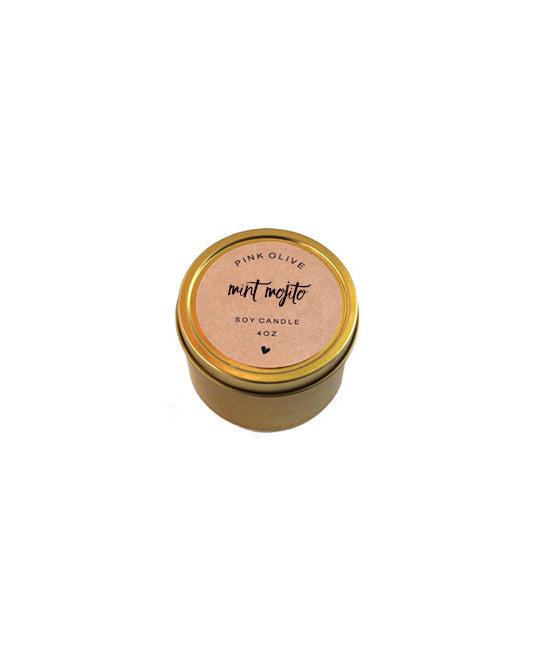 mint mojito mini soy candle