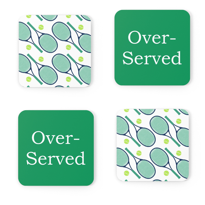 Mixed Coaster Set - Tennis