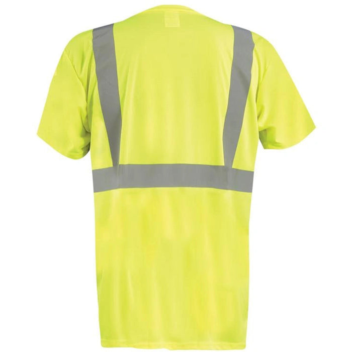 OccuNomix Men's Short Sleeve Black Bottom Wicking Birdseye T-Shirt W/Pocket Work Shirts OccuNomix