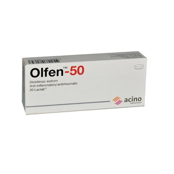 Olfen 50mg Tab 20's