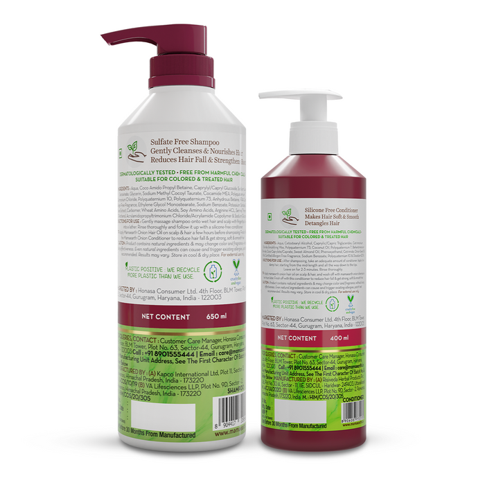 Onion Hair Fall Control Combo - 650 ml + 400 ml