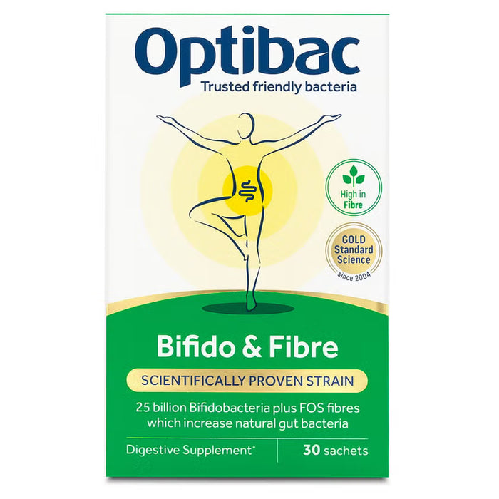 Optibac Bifido And Fibre Probiotics Sachets, Pack of 30's Optibac
