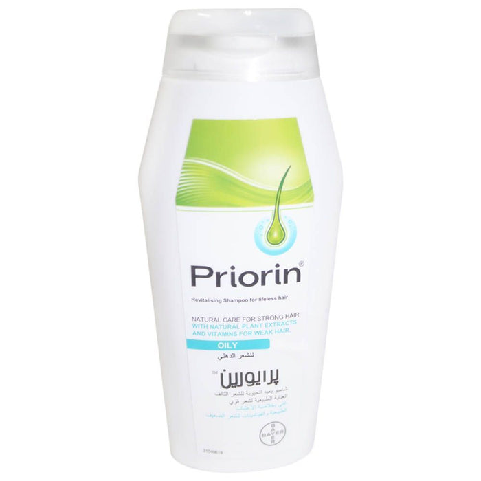 Priorin Revitalizing Shampoo with Plant Extracts & Vitamins for Oily Hair, 200ml - Makkah Pharmacy