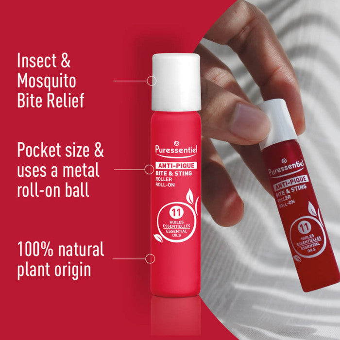 Puressentiel Anti-Sting Soothing Roller with 11 Essential Oils 5ml Puressentiel