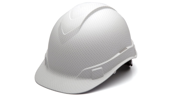 Pyramex Ridgeline Style Graphite Hard Hat_White Matte Hard Hats & Accessories Pyramex White Matte OS