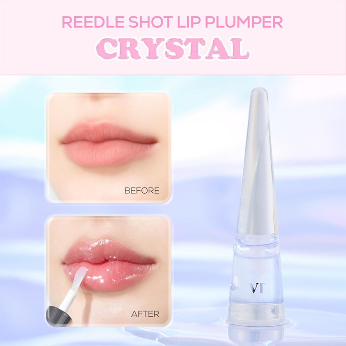VT Cosmetics Reedle Shot Lip Plumper Crystal Nudie Glow Australia