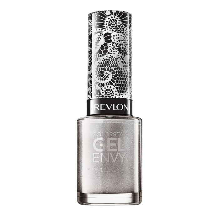 Revlon X Ashley Graham Gel Envy 810 SILKY NEGLIGEE - Longwear nail polish with glossy shine and chip-resistant, salon-quality finish