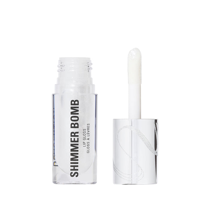 Revolution Metallic Muse Shimmer Bomb Lip Gloss Frosted Muse