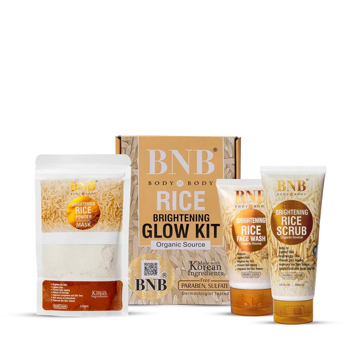 Rice Extract Facial Kit For Bright & Glowing Skin