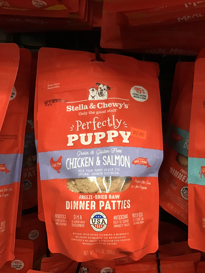 SC D FD Puppy Chicken Salmon Patties 5.5oz