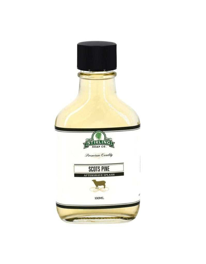 Stirling Scots Pine aftershave splash bottle for grooming