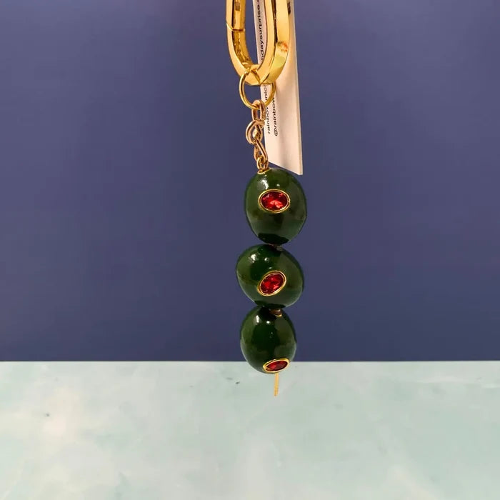 Triple Olive Keychain