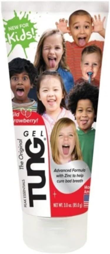 Tung Gel Kids Strawberry Flavor Tongue Cleaner, 85g - Makkah Pharmacy