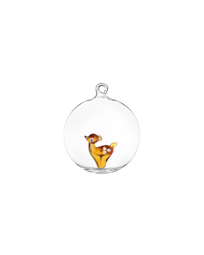 RED APPLE 2PCS CHRISTMAS BALL LONELY FAWN - TROVE Malaysia