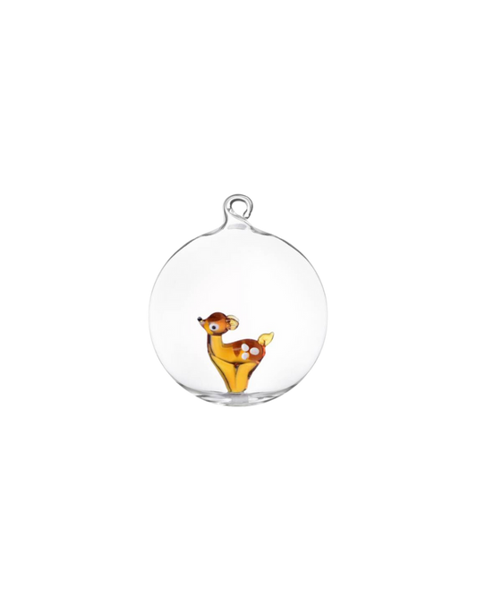 RED APPLE 2PCS CHRISTMAS BALL LONELY FAWN - TROVE Malaysia