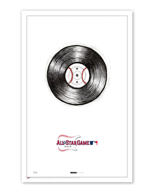 2019 MLB All-Star Game Sketch Poster Print (Vinyl)